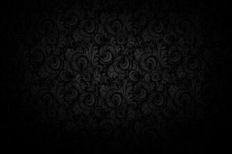 Black Damask Minimalistic Pattern Patterns Wallpaper