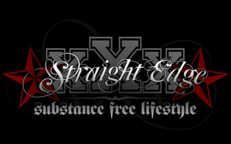 Punk Straight Edge Wallpaper