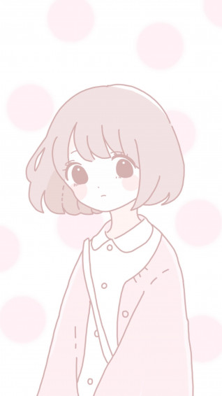 Cute Aesthetic Anime Girl Pink Edit Mobile Wallpaper