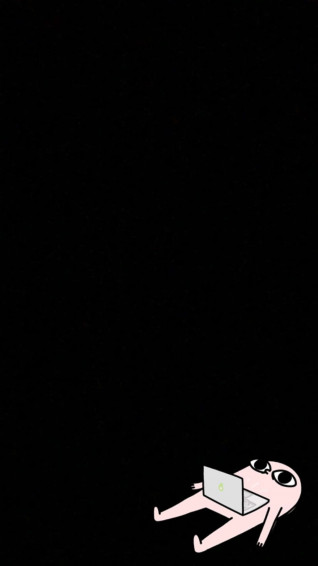 Dark Aesthetic Cartoon Wallpaper