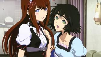 Steinsgate Brunette Anime Maid Outfit Shiina Mayuri