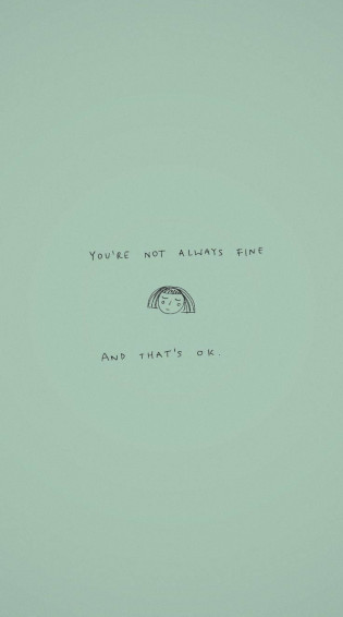 Inspirational Quote On A Plain Green Background Wallpaper