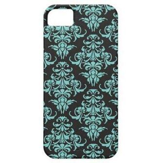 Damask Vintage Chandelier Wallpaper Floral Pattern iPhone Cover