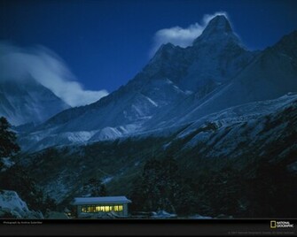 Evening At Himalayan Mountain Wallpaper Bestepics