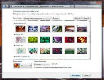 Select Multiple Background Image And Windows Will Cycle Through Them