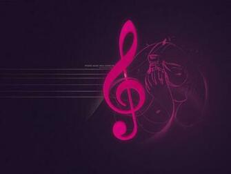 Pink Music Notes Wallpaper HD In Imageci
