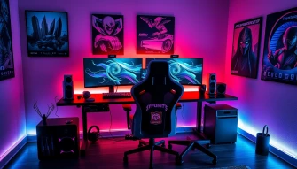 Gamer Setup Wallpaper