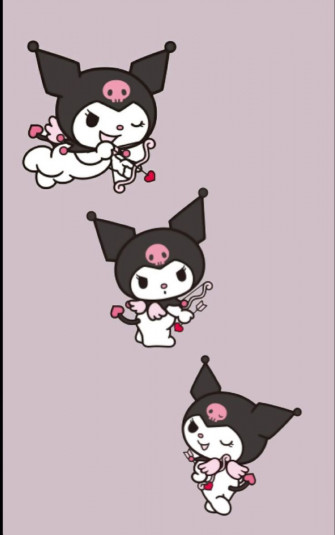 Kuromi Wallpaper Hello Kitty iPhone Cute Cartoon
