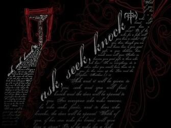 Matthew Ask Seek Knock Wallpaper Christian