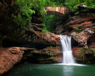 Upper Falls Hocking Hills Fine Art Nature Photography By Steve