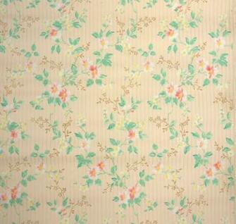 Listing 1920s Vintage Wallpaper Antique Floral