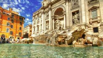 Trevi Fountain Wallpaper X Net