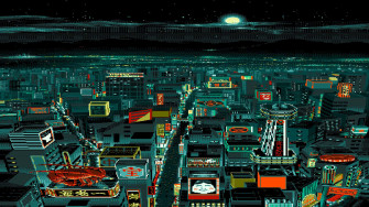 City Pixel Art Wallpaper