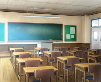 School Anime Scenery Wallpaper