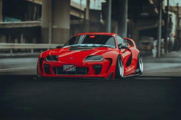 Wallpaper Car Red Cars Vehicle Toyota Supra