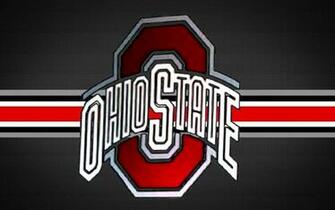 Red Block O On A Buckeye Stripe Wallpaper HD