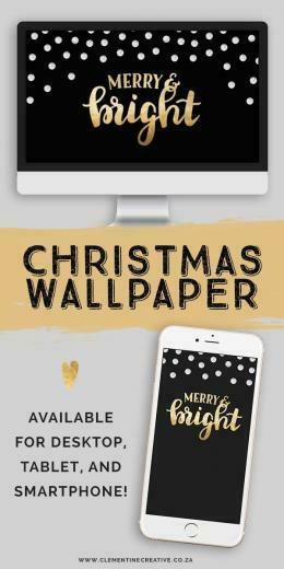 Christmas Wallpaper Merry And Bright A Holiday