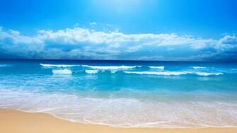 Blue Sea HD Wallpaper Summer Sun Sky Fresh Air Amazing
