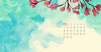 April Calendar Wallpaper