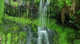 Ultra HD 4k Video Time Lapse Stock Footage Small Waterfall