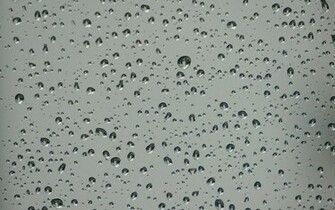 Grey Raindrops HD Wallpaper