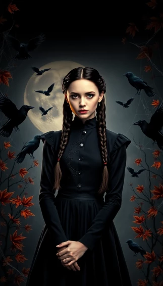 Wednesday Addams HD Wallpaper