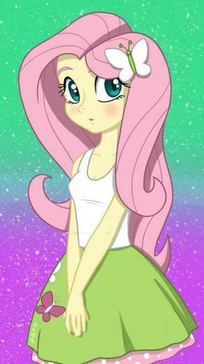 Mlp Fluttershy Eqg Phone Wallpaper By Burning Heart Brony On
