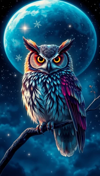 Owl Mobile Wallpaper