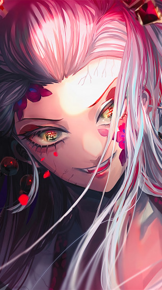 Daki Upper Moon Demon Slayer 4k Phone iPhone Wallpaper 5791c
