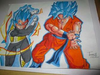 Goku And Vegeta Ssgss By Guillermodibuja