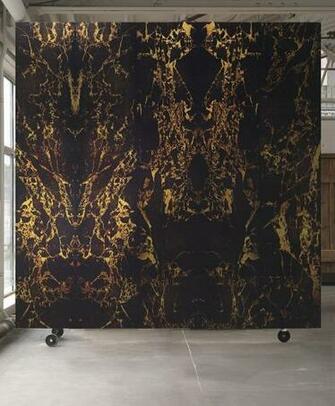 Black Metallic Marble Wallpaper By Piet Hein Eek Phm Bij