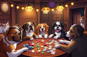 Dogs Playing Poker Wallpaper