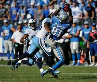 Detroit Lions Calvin Johnson Catch Wide Receiver