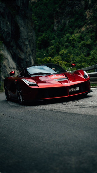 Cherry La Ferrari iPhone Wallpaper