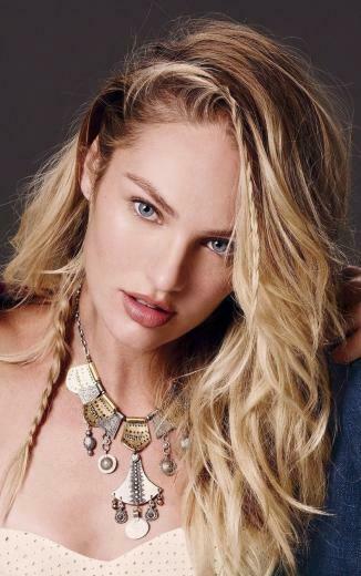 Candice Swanepoel Jeans Shirt Blonde Wallpaper