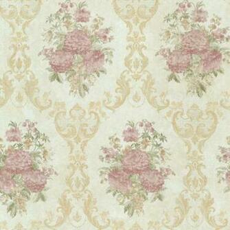 Light Green Floral Damask Wallpaper Bolt Traditional