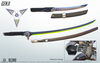 Genji Overwatch Close Look At Model By Plank