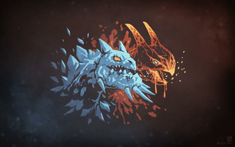 Jakiro Fire And Ice Wallpaper Dota HD