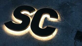 Black Sc Cutout Lighted Decor Stock Photo Image Wallpaper