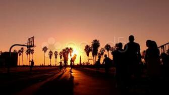 Venice Beach Sunset Wallpaper At Wallpaperbro