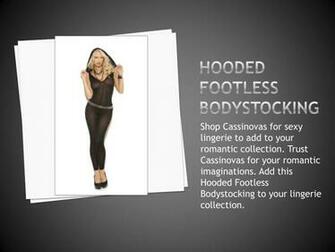 Ppt Hooded Footless Bodystocking Cassinova Powerpoint