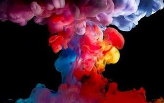 Wallpaper Colorful Smoke