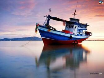 Fishing Boat Wallpaper