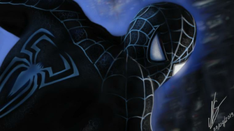 Spiderman Black Suit Wallpaper By