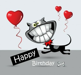Funny Cat BirtHDay Cartoon Amazing Wallpaper With