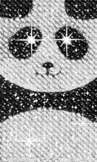 Wallpaper The Panda Rhinestone Live