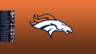Denver Broncos Schedule Wallpaper By Sevenwithat
