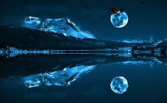 Blue Moon Wallpaper