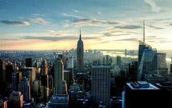 City Skyline Wallpaper HD Background Desktop