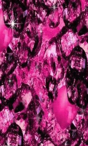 Bigger Hot Pink Diamond Bling Live For Android Screenshot